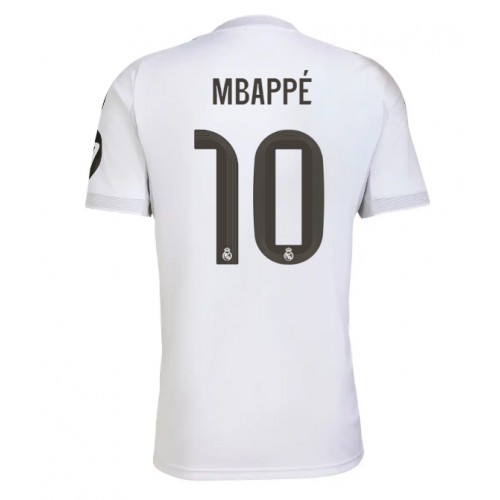 Pánský Fotbalový dres Real Madrid Kylian Mbappe #10 2025-26 Domácí Krátký Rukáv